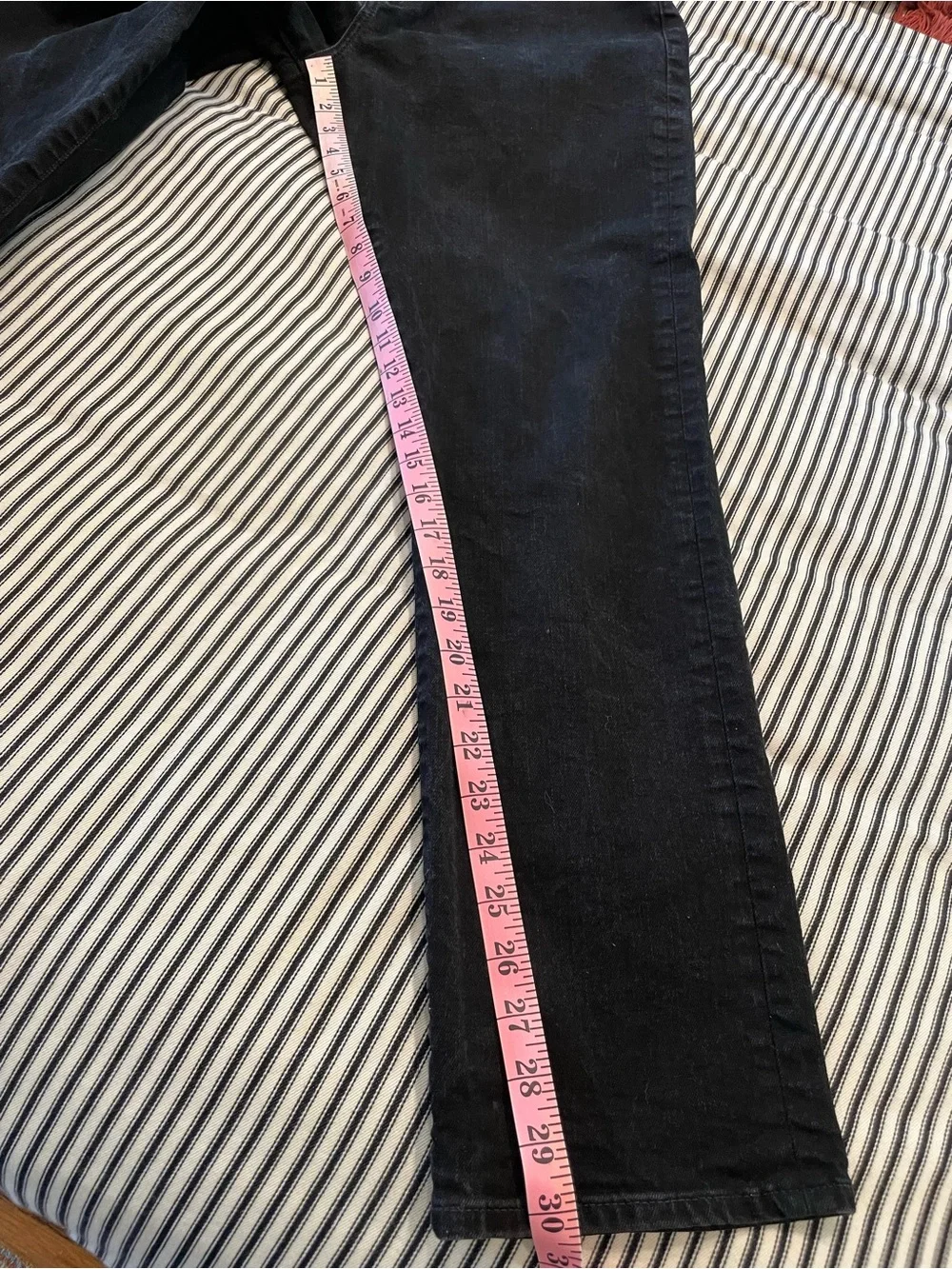 J. Crew Men's Black 1040 Athletic Taper Jeans 33x30